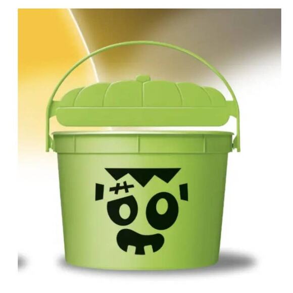 2023 McDonalds Boo Bucket Green Monster Retro Halloween - Picture 3 of 3
